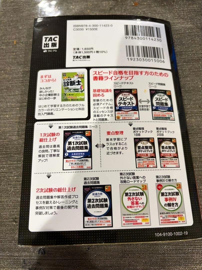 中小企業診断士要点整理ポケットブック 第1次試験の写真2枚目