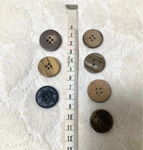 茶系色々ボタンまとめて29個:サイズ直径約1.2〜2.4㎝:未使用:4つ穴&2つ穴:手芸材料:ハンドメイドの写真2枚目
