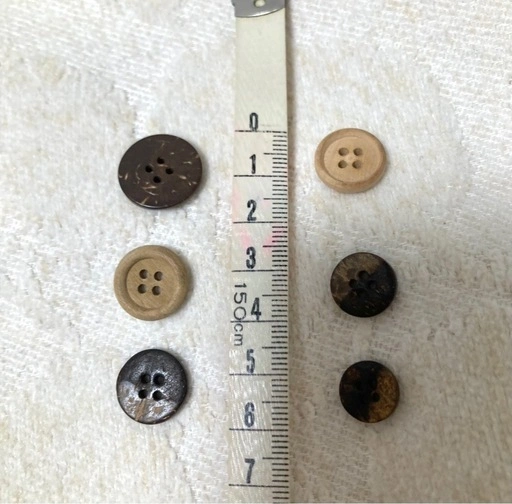 茶系色々ボタンまとめて29個:サイズ直径約1.2〜2.4㎝:未使用:4つ穴&2つ穴:手芸材料:ハンドメイドの写真4枚目