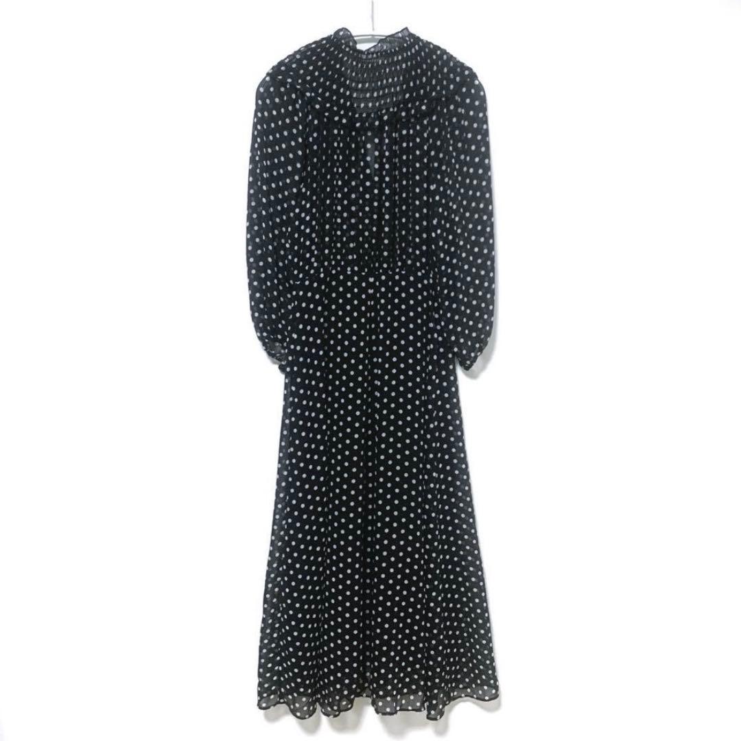 ZARA ドット柄 シースルー フリルワンピース M相当の写真4枚目