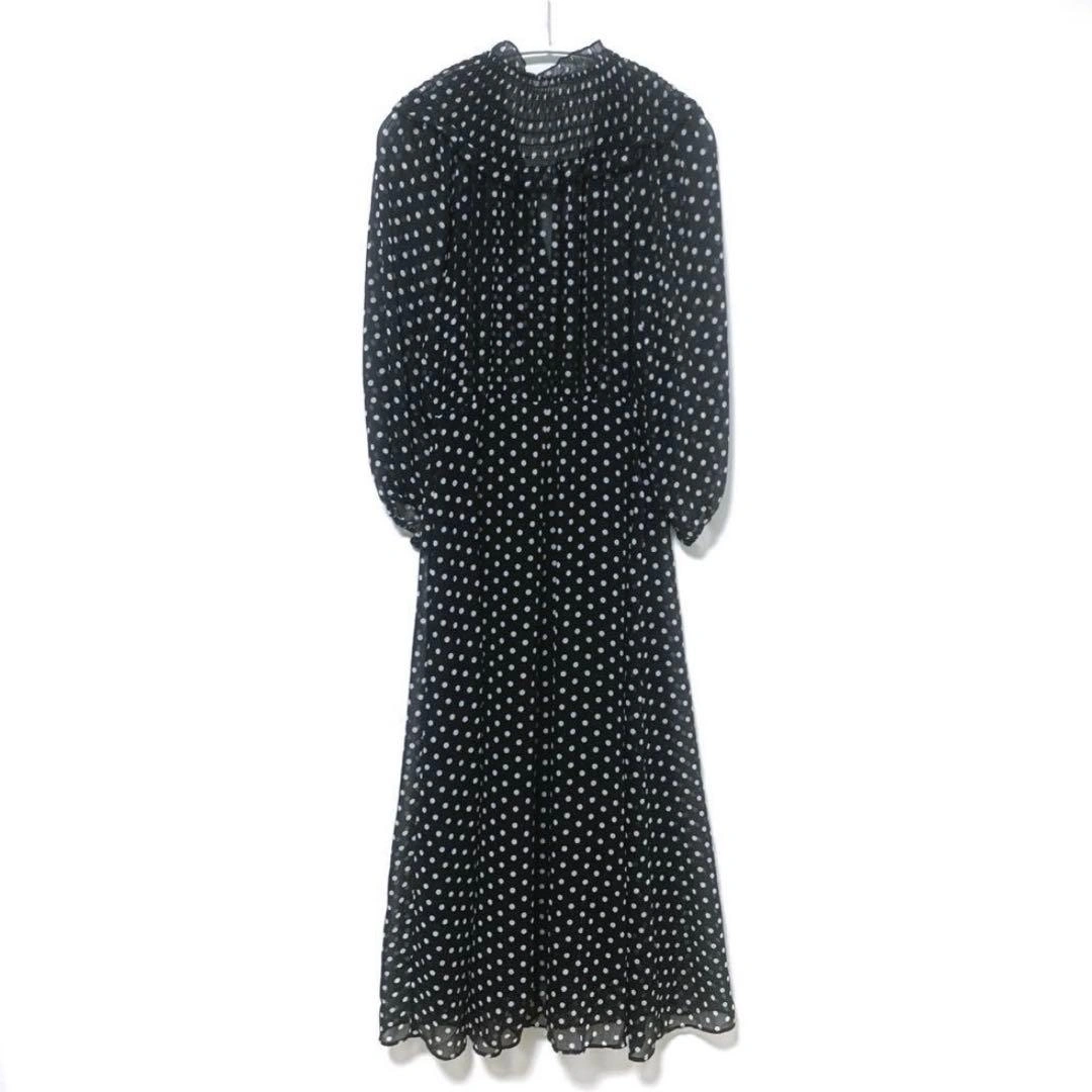 ZARA ドット柄 シースルー フリルワンピース M相当の写真4枚目