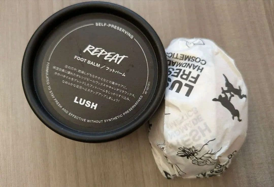 【未使用未開封】LUSH 使用期限有 フットケアセット REPEAT ケア用品(軽石?)