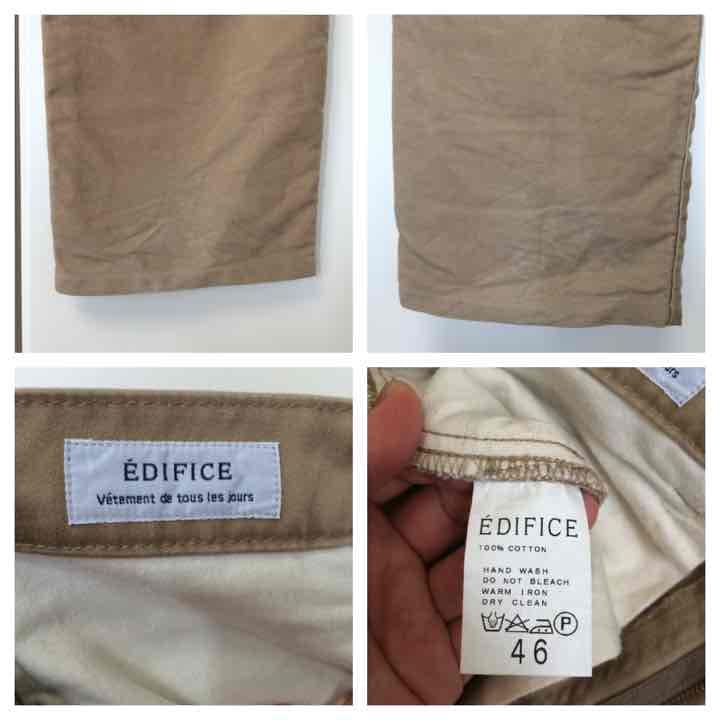 【状態綺麗】EDIFICE チノパンツの写真3枚目