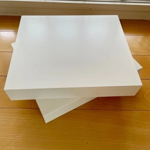 【4/19締切・無料】IKEA LACK(ラック)ウォールシェルフ 2枚セット(棚板のみ)