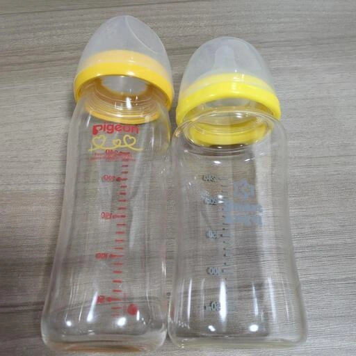 哺乳瓶 2本 哺乳瓶洗い スポンジ付
