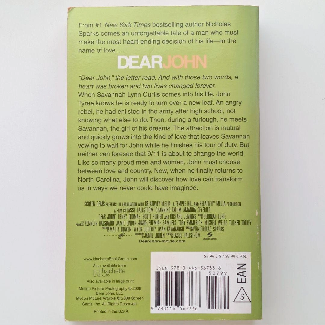 DEAR JOHN ニコラス・スパークスの写真2枚目