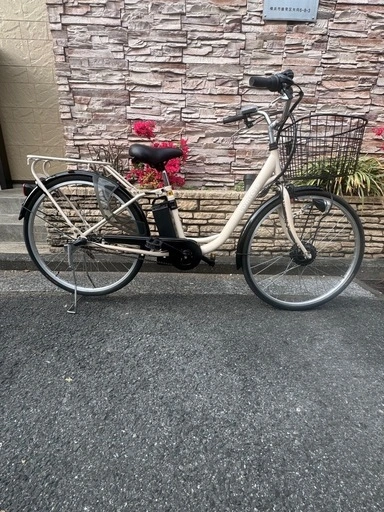 美品!オシャレな電動アシスト自転車🚲26インチの写真2枚目
