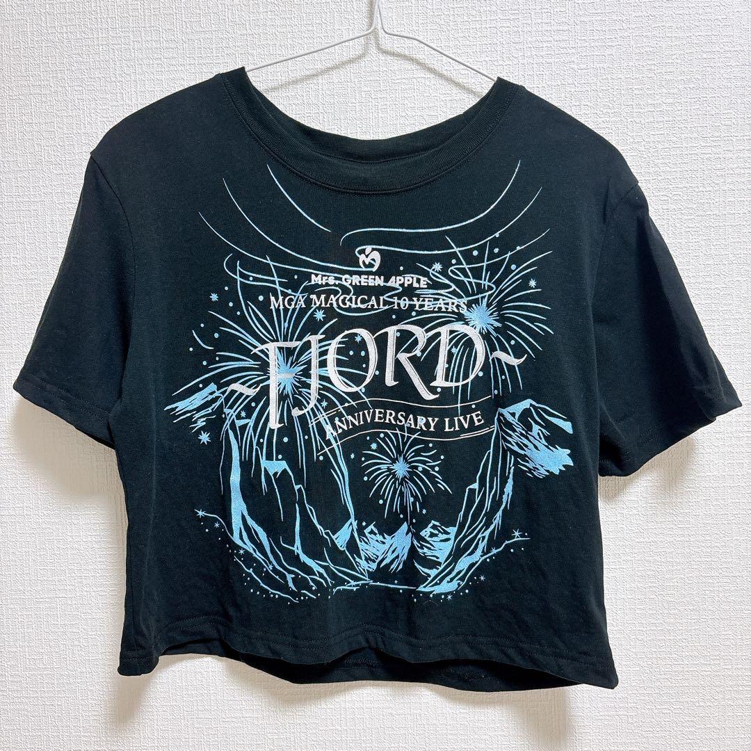 クロップド FJORD Tシャツ ライトイエロー 限定 ミセス レディース 