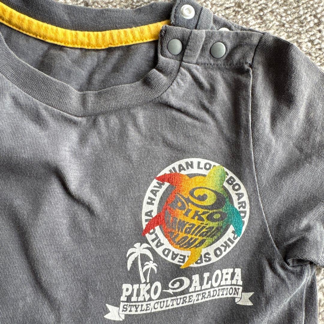 PIKO グレー Tシャツ 90cmの写真2枚目