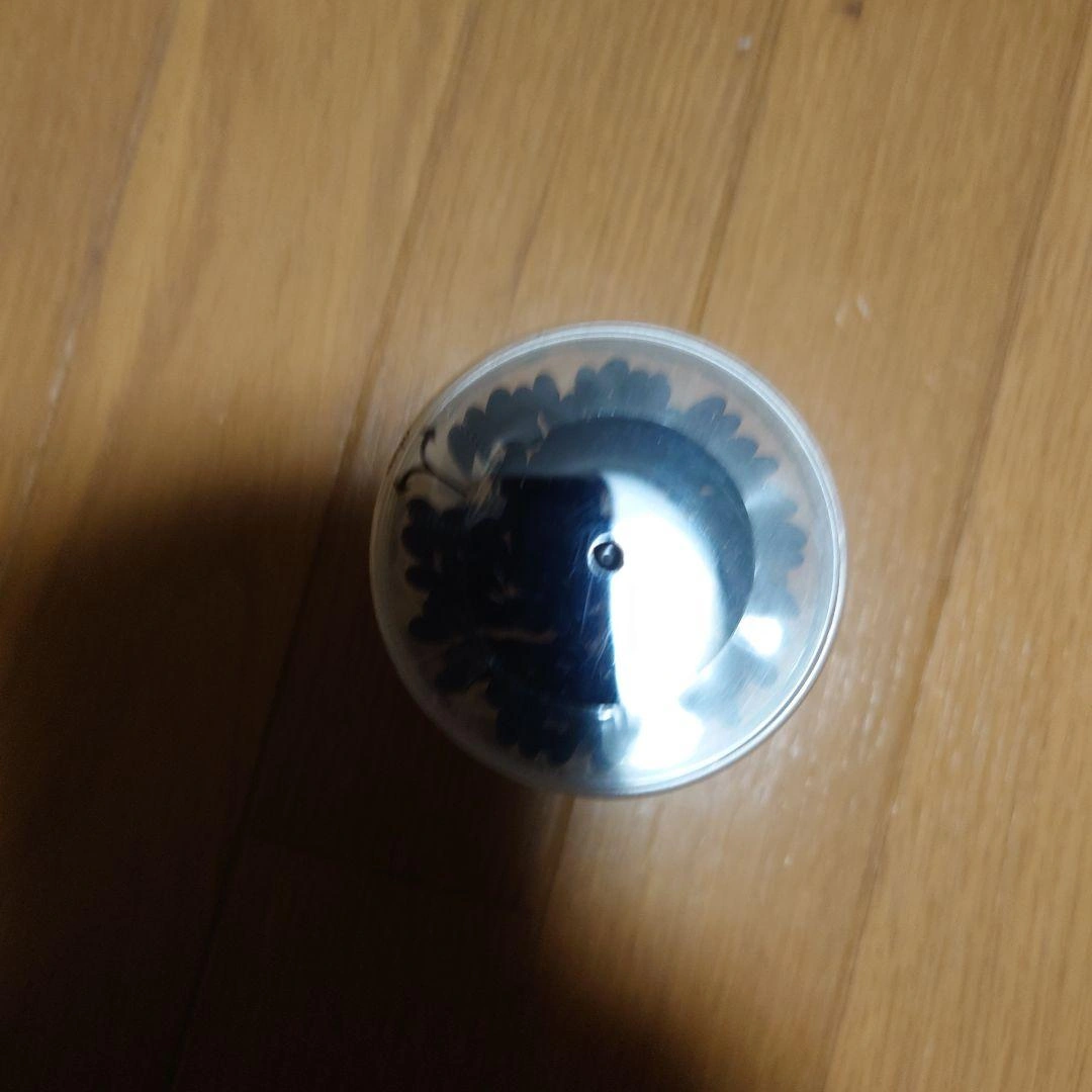 mimi GORILLA 耳かき 黒 透明容器入りの写真2枚目