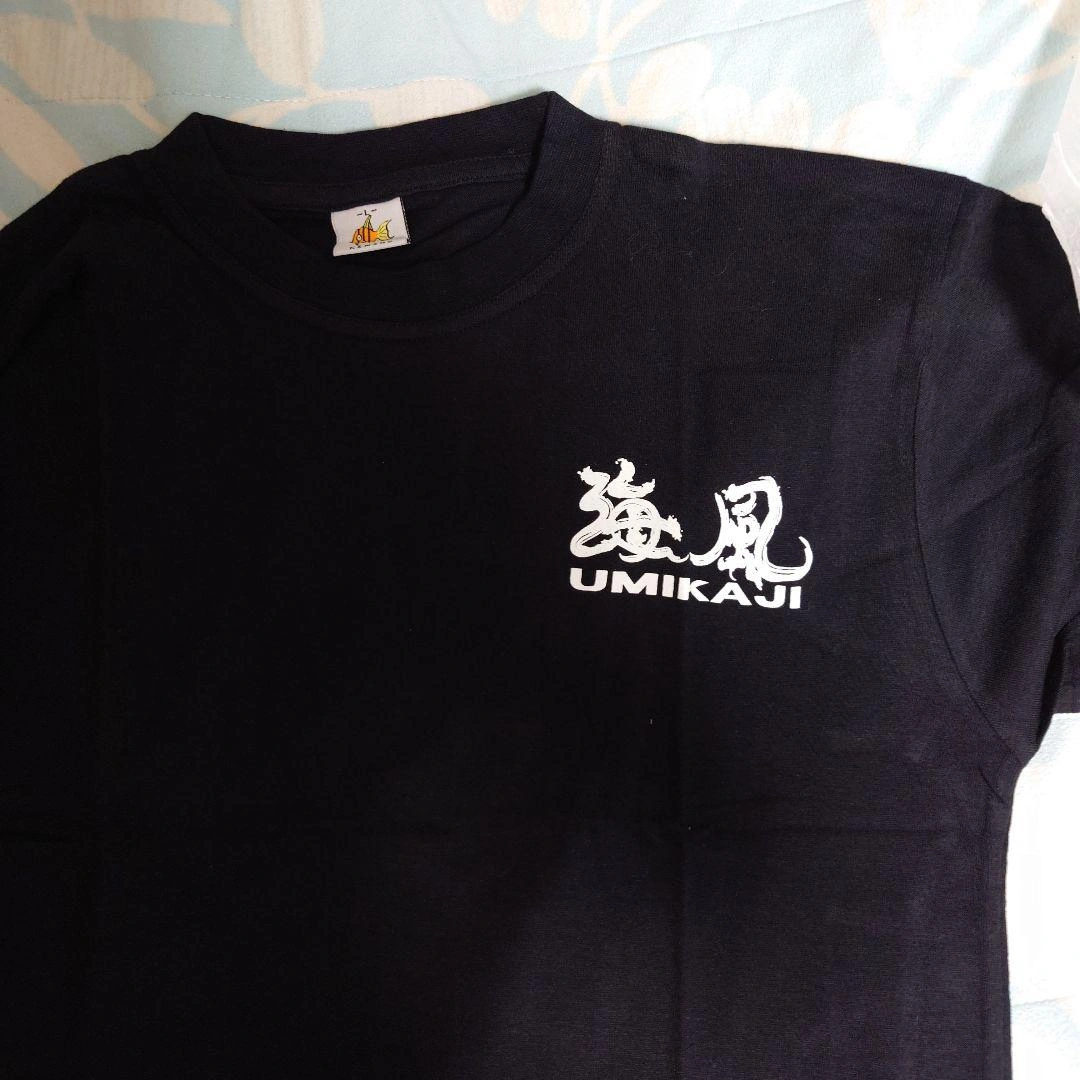 UMIKAJI 海風 Tシャツ 黒(Lサイズ)の写真3枚目