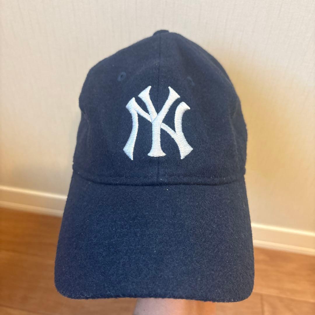 New Era NYロゴ ベースボールキャップ ネイビー