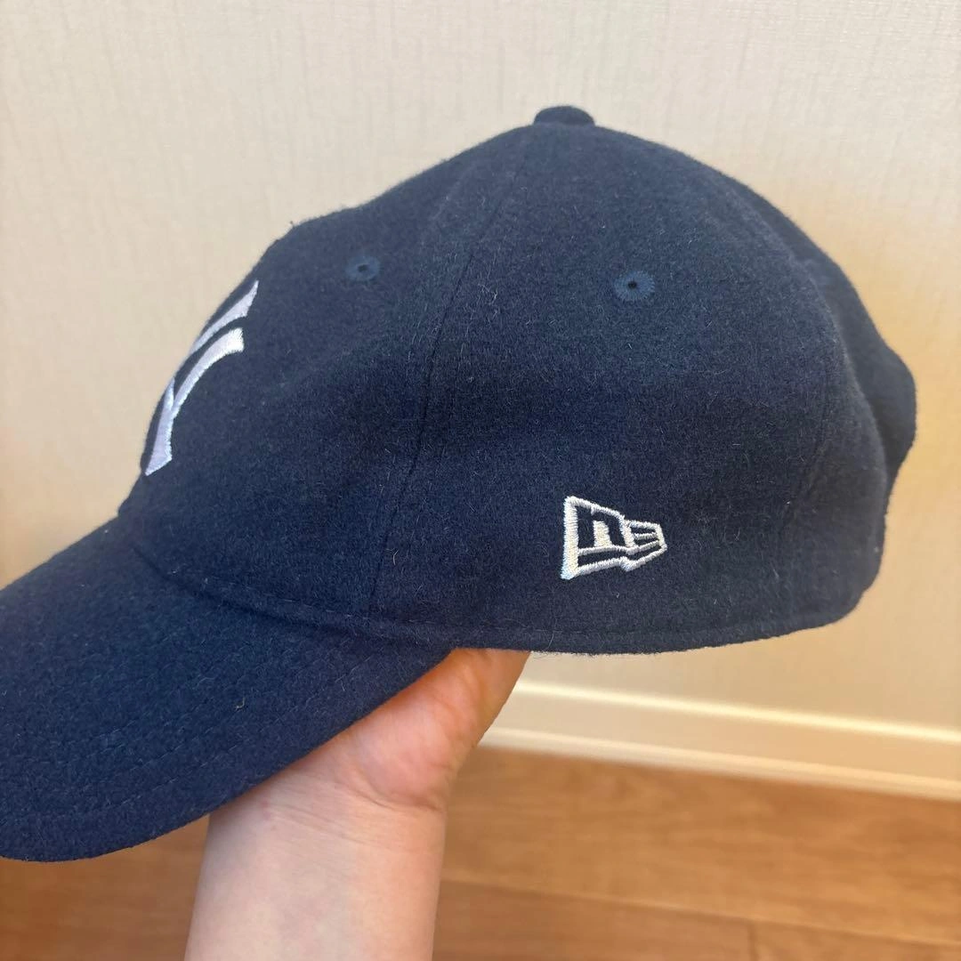 New Era NYロゴ ベースボールキャップ ネイビーの写真2枚目