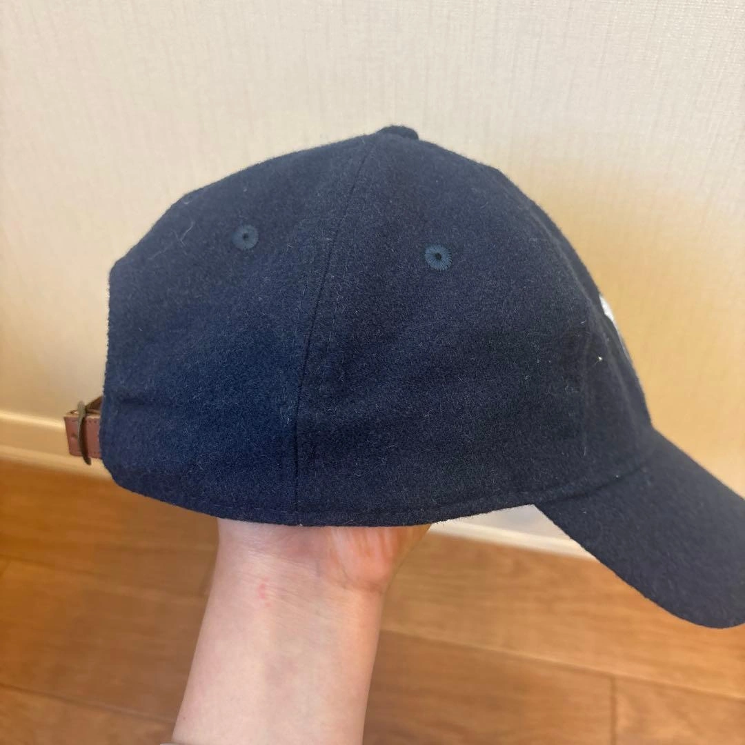 New Era NYロゴ ベースボールキャップ ネイビーの写真4枚目