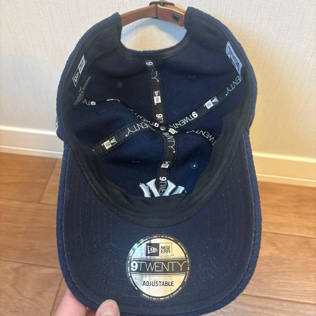 New Era NYロゴ ベースボールキャップ ネイビーの写真5枚目