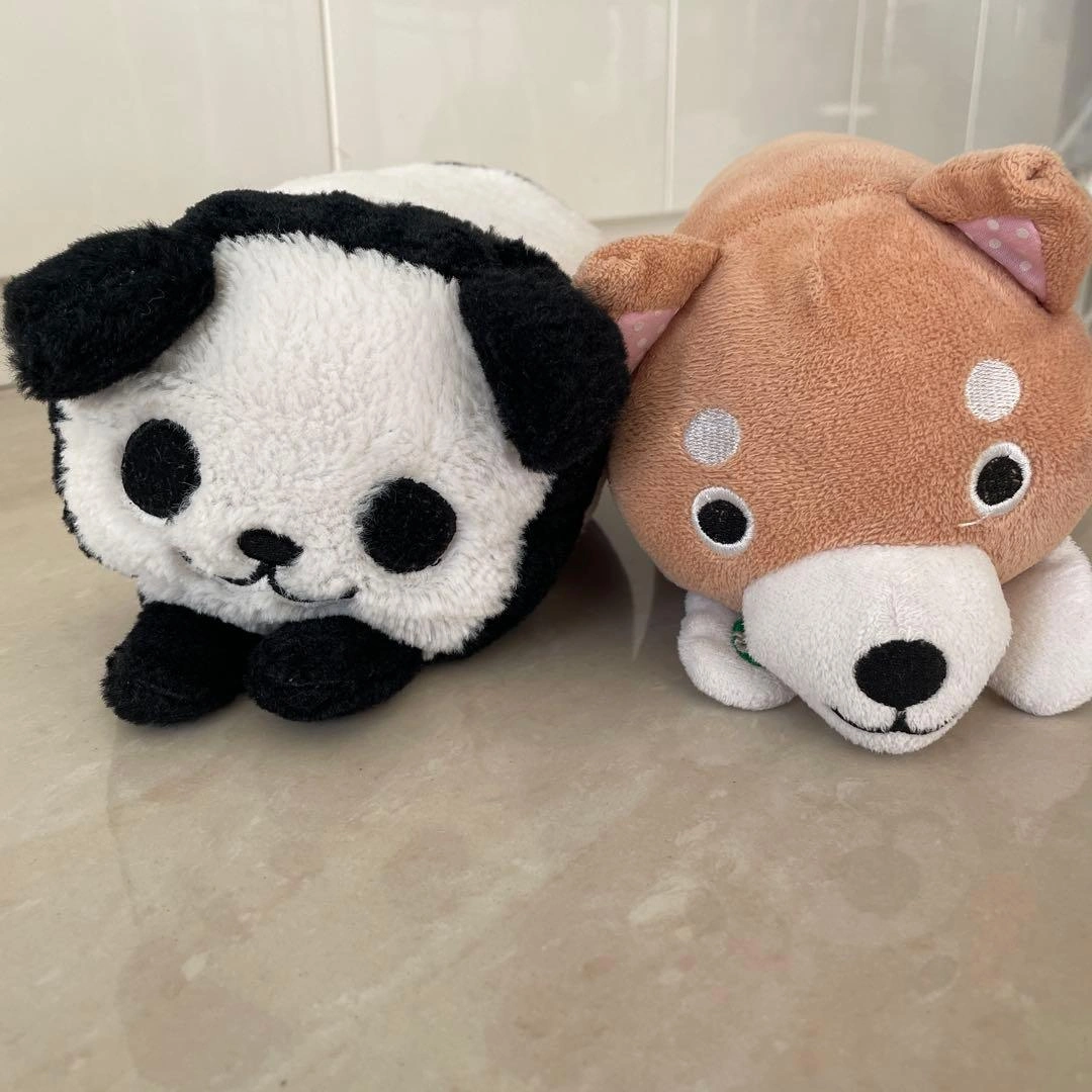 大セール中◆犬とパンダのぬいぐるみ ◆2つセット!◆かわいい 癒されます◆
