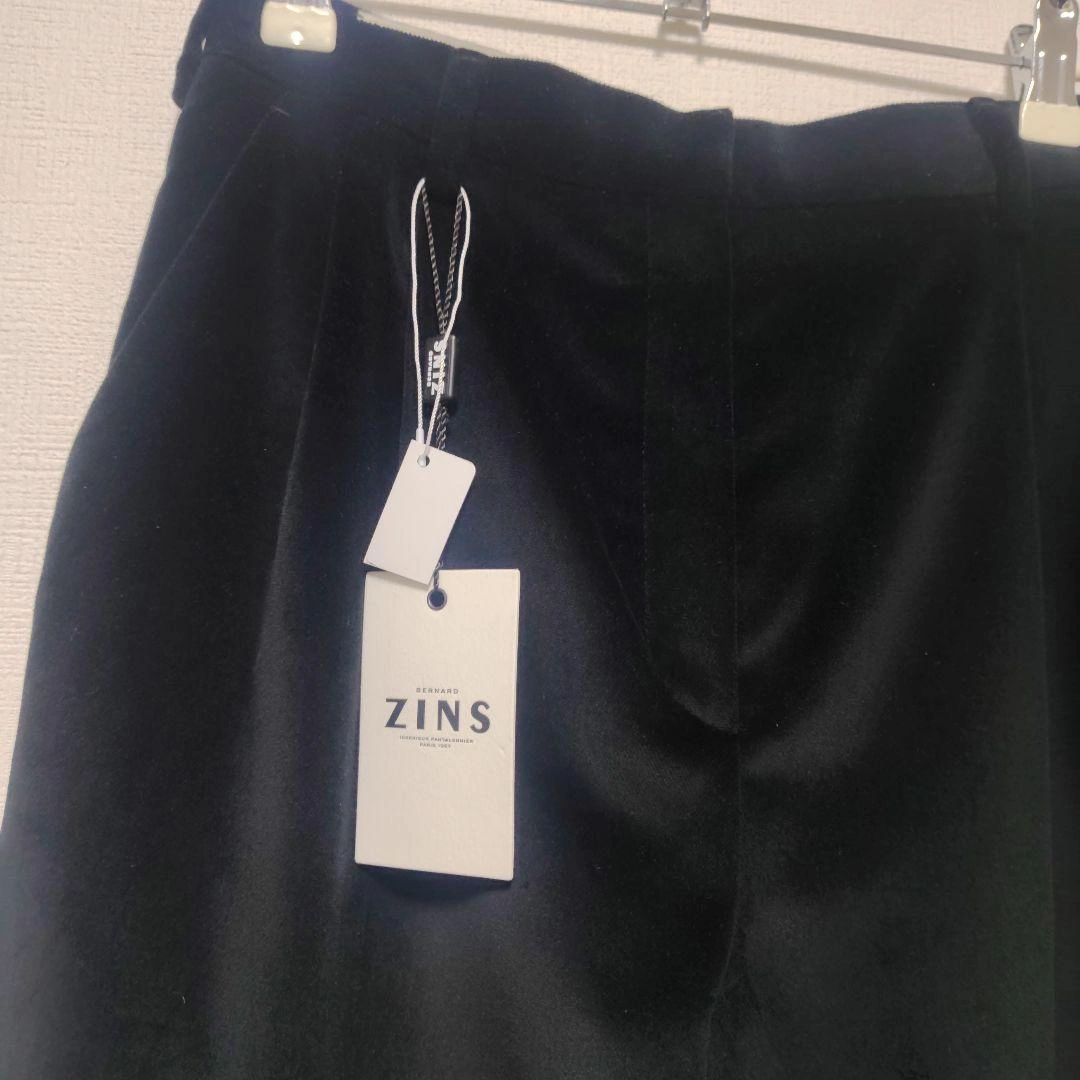 BERNARD ZINS ベロアパンツ スラックス ベルナールザンス 36 新品の写真2枚目