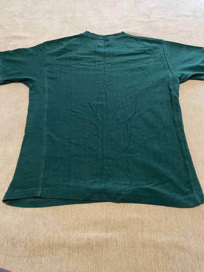 coen ダークグリーン Tシャツ Sの写真4枚目