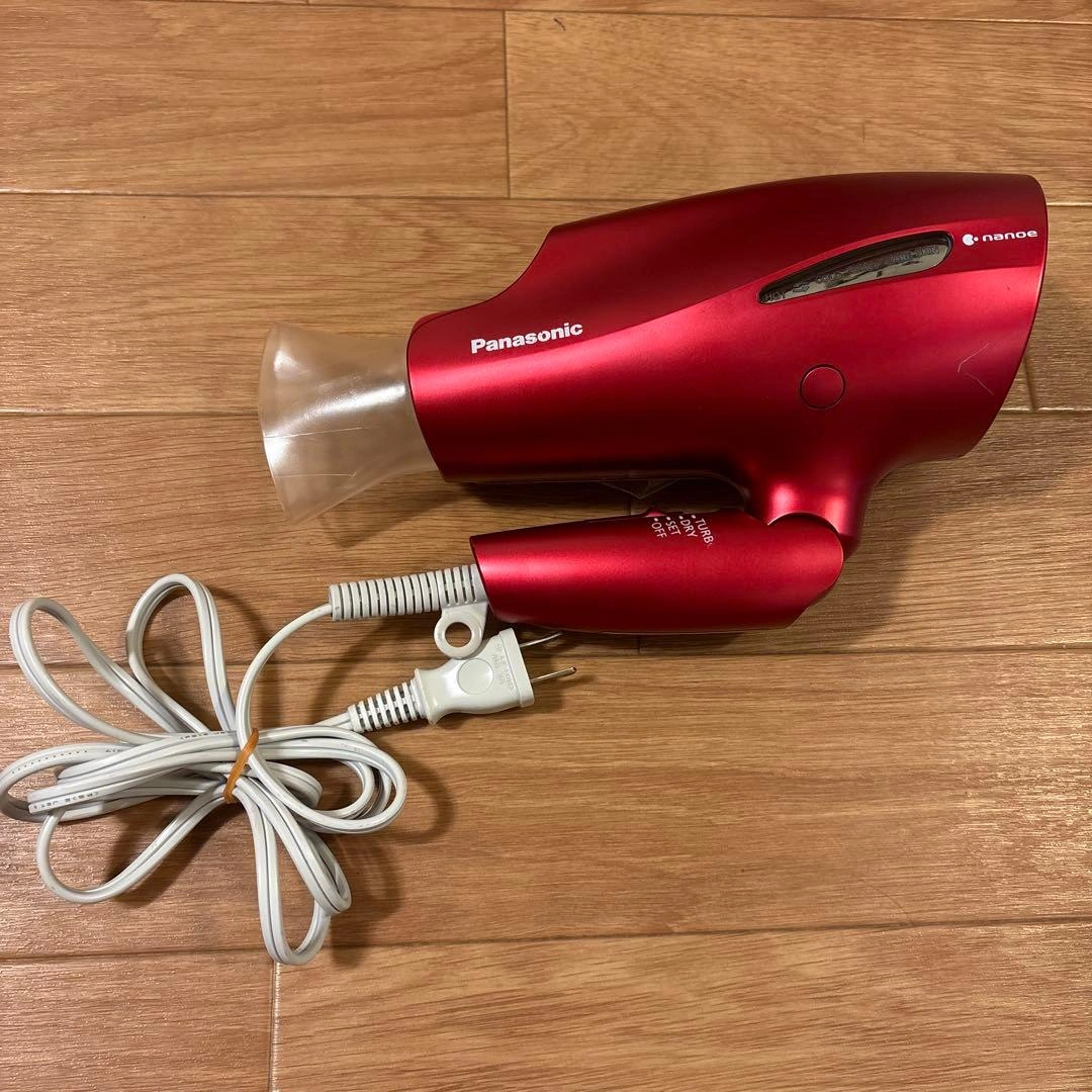 Panasonic ナノイー ヘアドライヤー レッド