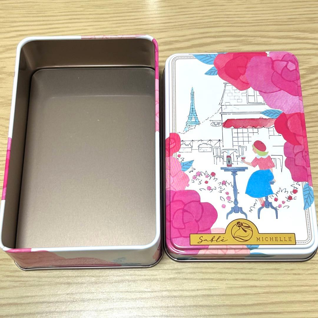 サブレミシェル　缶 空き缶　お菓子缶 小物入れ フランス　パリの写真3枚目