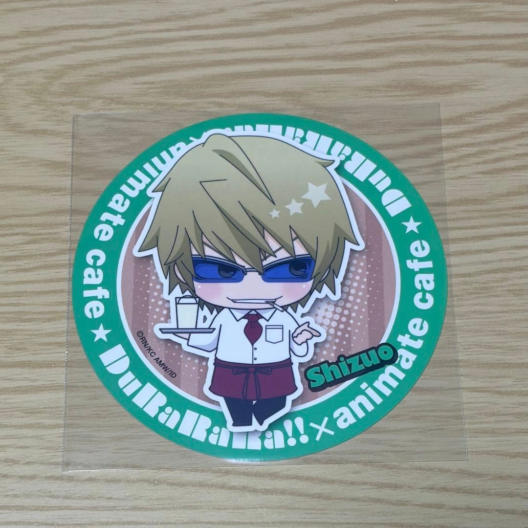 デュラララ 平和島 静雄 アニメイトカフェ コースター 非売品 特典 コラボ