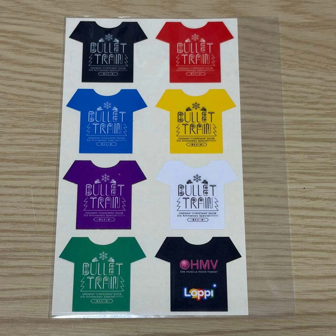 超特急 Loppi特典 Tシャツ ステッカー 非売品