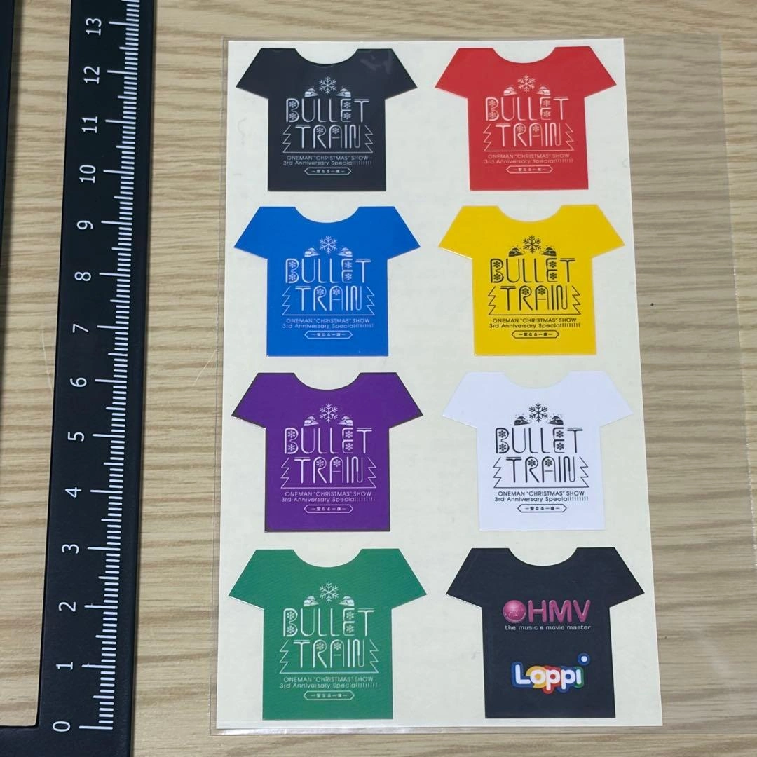 超特急 Loppi特典 Tシャツ ステッカー 非売品の写真3枚目