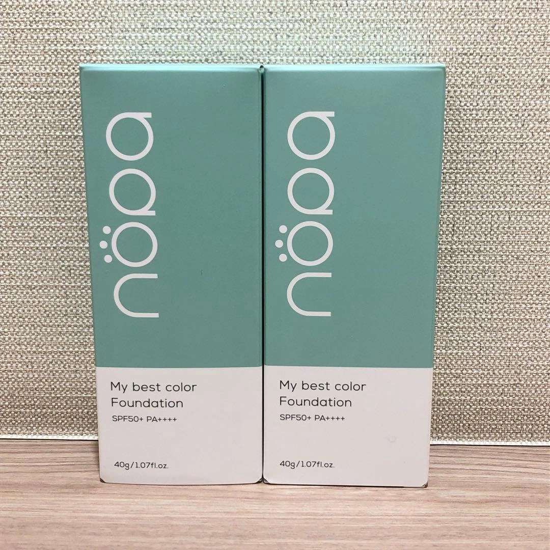 新品 2個 nopa ノパ マイベストカラーファンデーション 40g SPF50