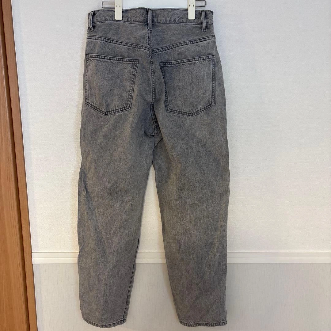 UNIQLO JEANS グレー ストレートデニム 29の写真2枚目