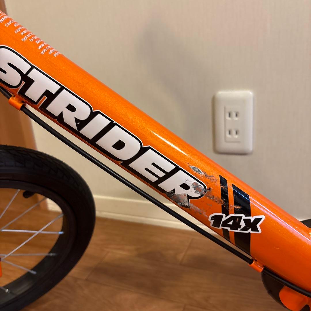 STRIDER 14X オレンジ 子供用自転車の写真2枚目