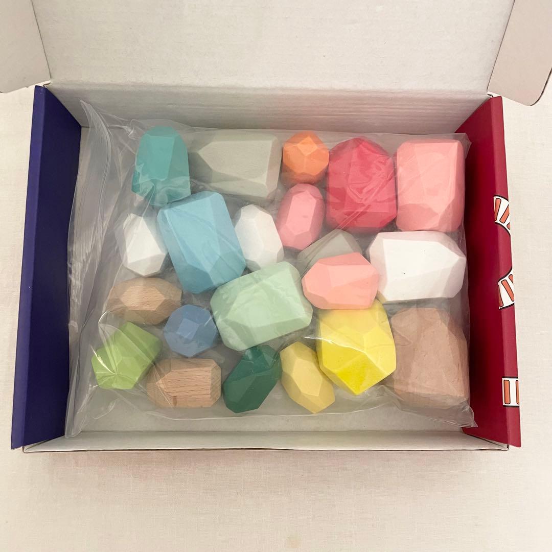 CORPER TOYS モンテッソーリ知育玩具 マルチカラー ウッドブロックの写真2枚目