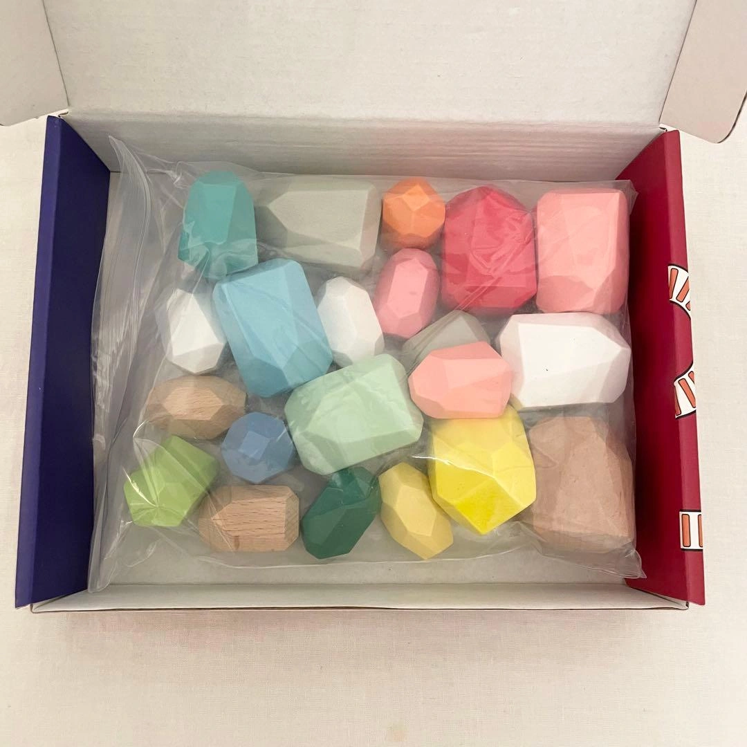 CORPER TOYS モンテッソーリ知育玩具 マルチカラー ウッドブロックの写真2枚目