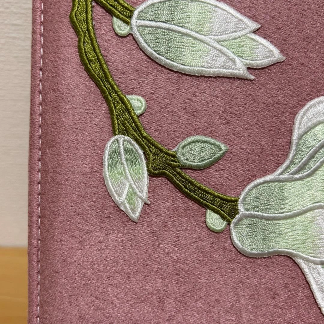 ❤️1点限定品❤️ジュエリーBOX 刺繍 花柄 2段収納 ピンク 鍵付きの写真3枚目