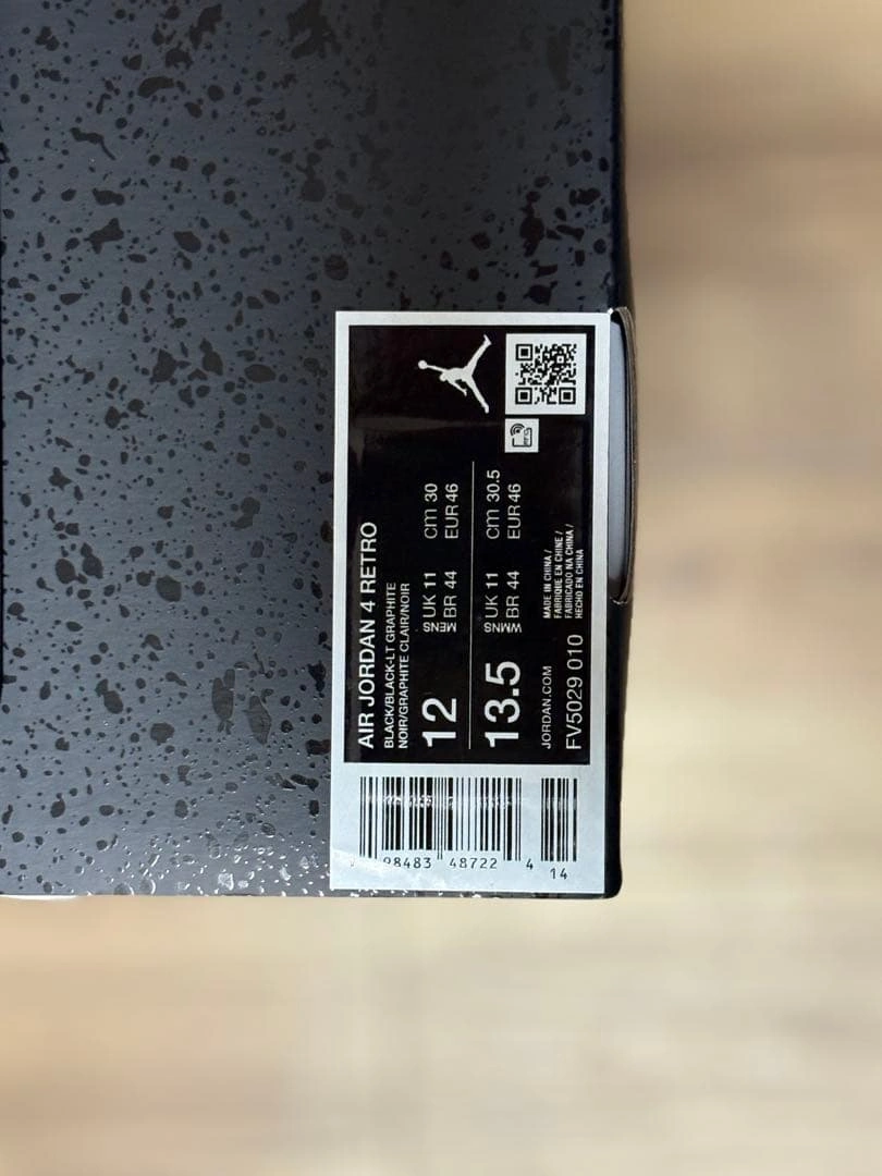 NIKE Air Jordan4 Black Cat 30㎝の写真3枚目