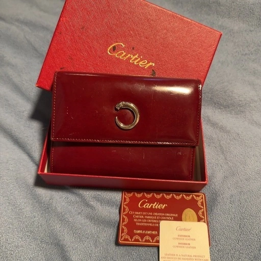 Cartierカルティエ パンテール 3つ折り財布 ギャランティカードありの写真2枚目