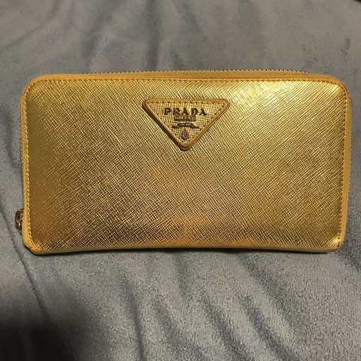 PRADA プラダ 長財布 サイフィアーノ プラティノ