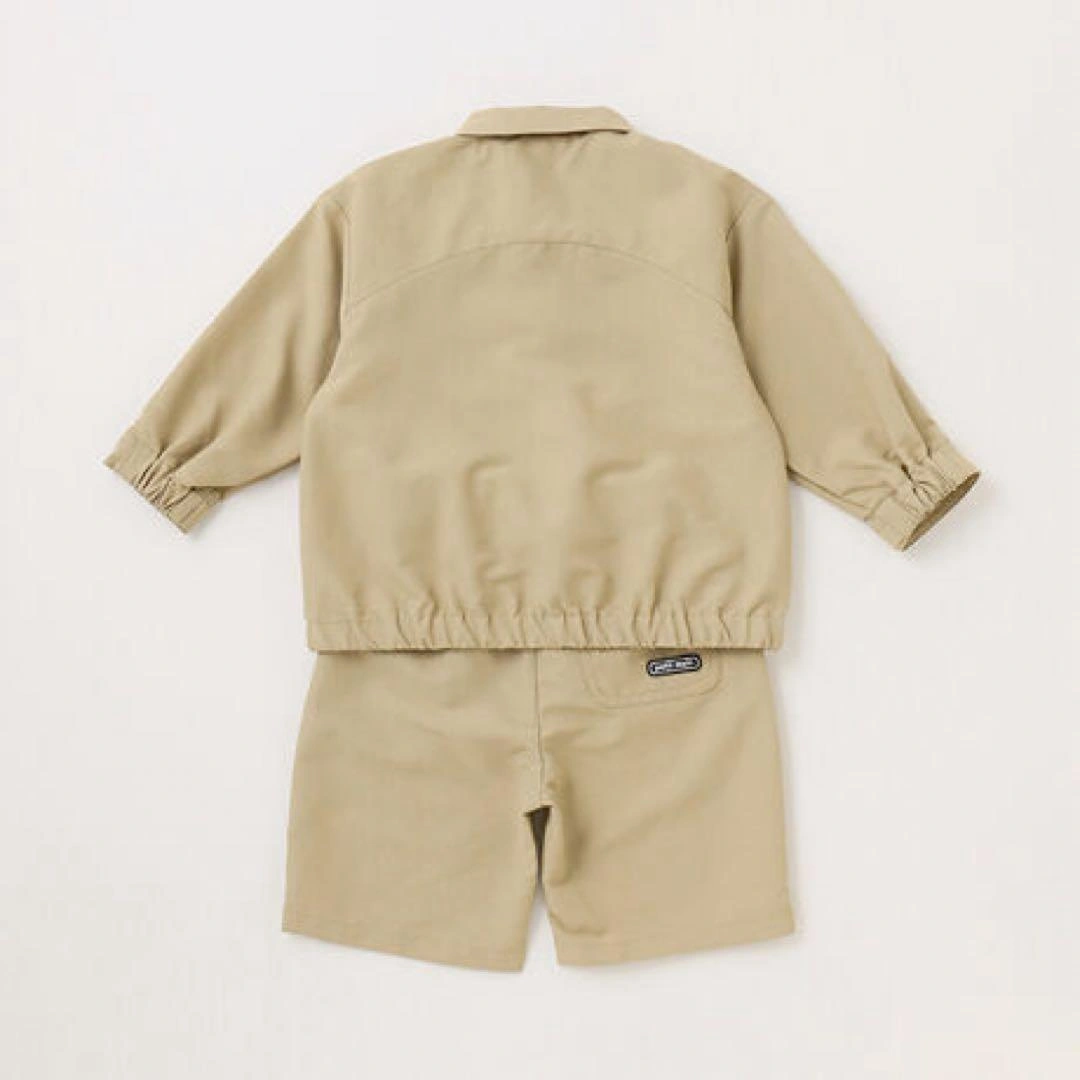 【完売品】定価5千円 petit main ブルソンセットアップ 120cmの写真3枚目