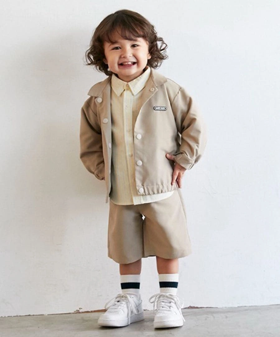 【完売品】定価5千円 petit main ブルソンセットアップ 120cmの写真4枚目