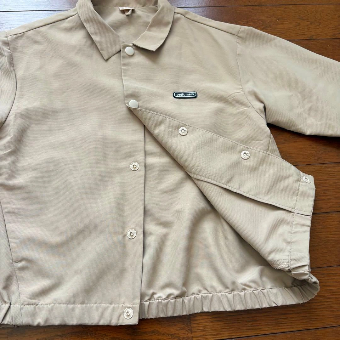 【完売品】定価5千円 petit main ブルソンセットアップ 120cmの写真5枚目