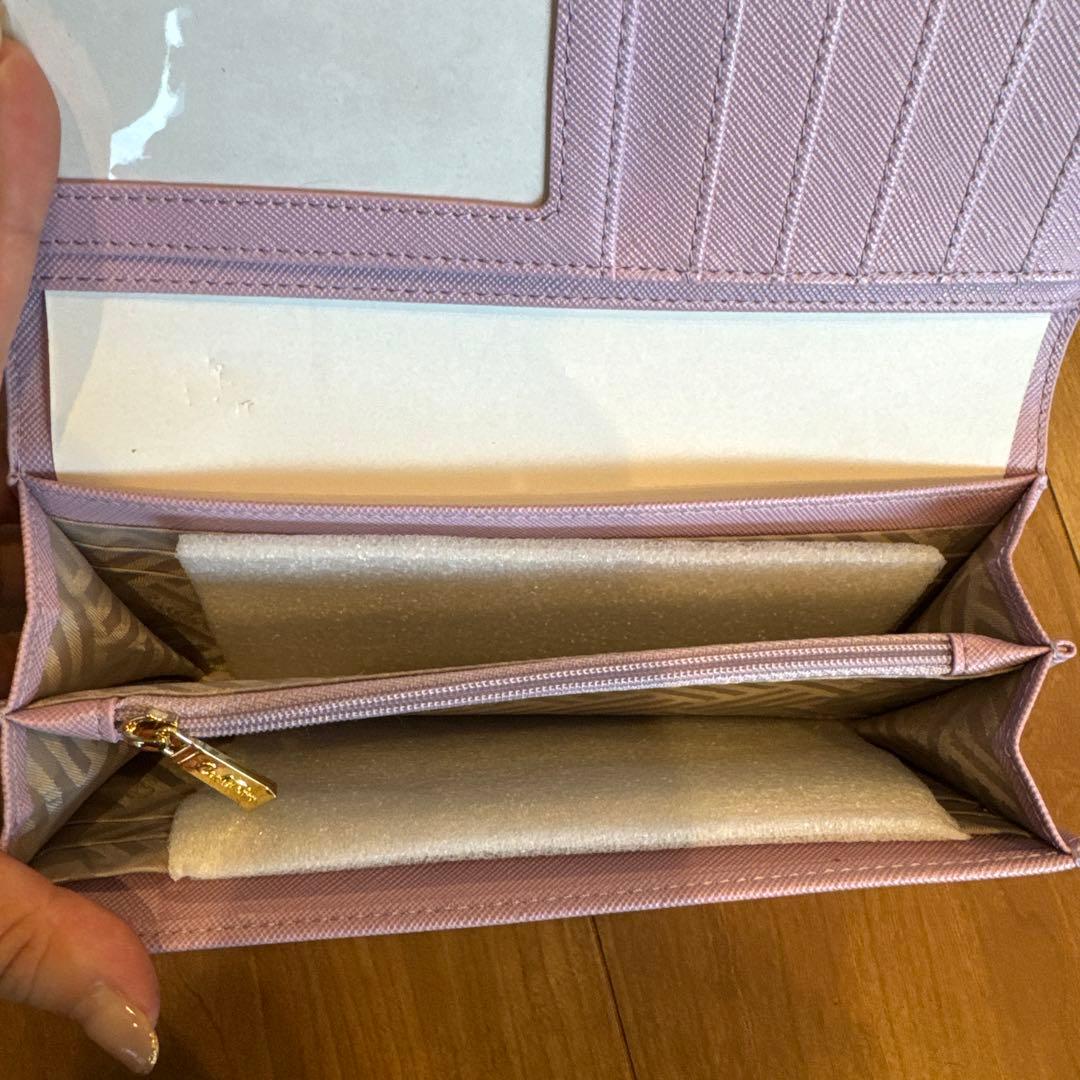 【新品】carlo rino カリノリノ 長財布 パープルの写真3枚目
