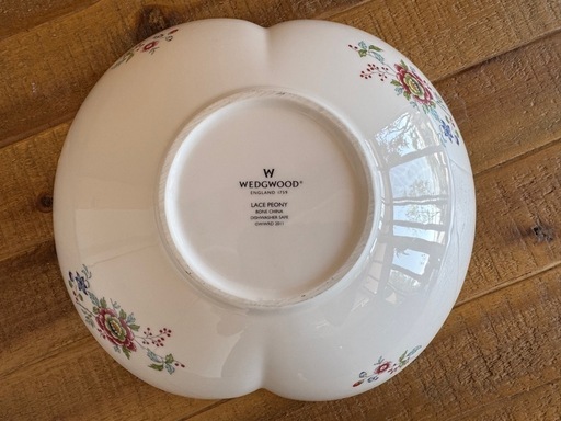 ウェッジウッド　ピオニー　お皿　Wedgwood lace peonyの写真4枚目