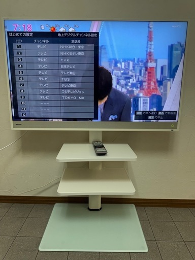 ４０インチ液晶テレビ　Netflix