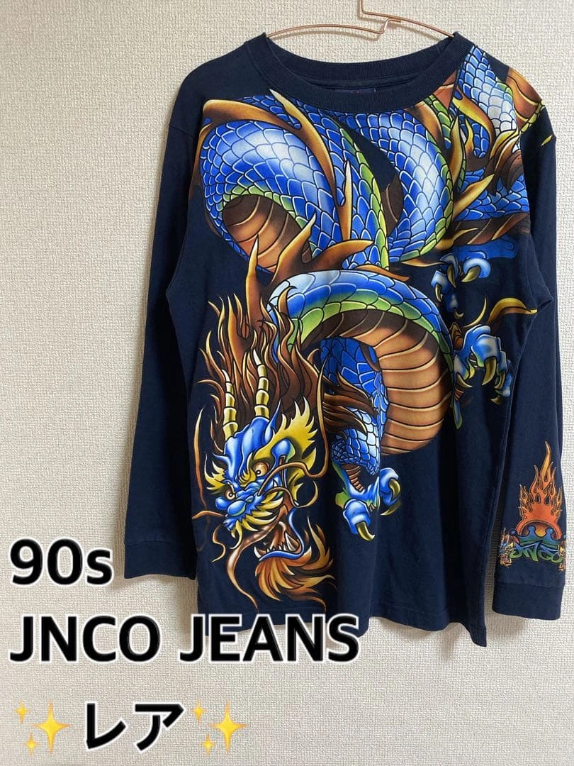 90s JNCO JEANS ロンT ヴィンテージ プリント ジンコ Y2K