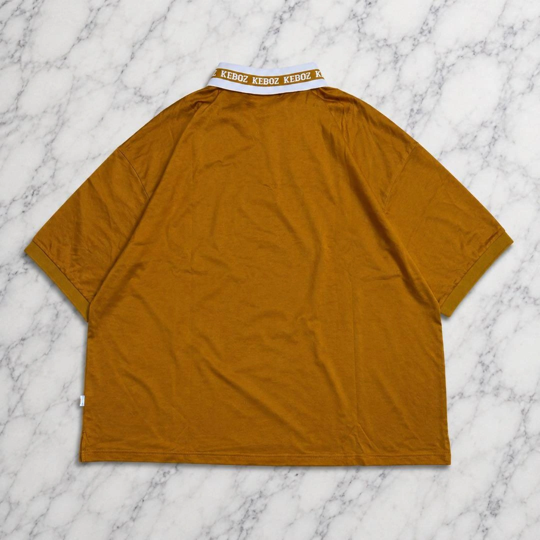 【極美品】 ケボズ keboz 刺繍ロゴ ポロシャツ XXL 大きいサイズの写真2枚目