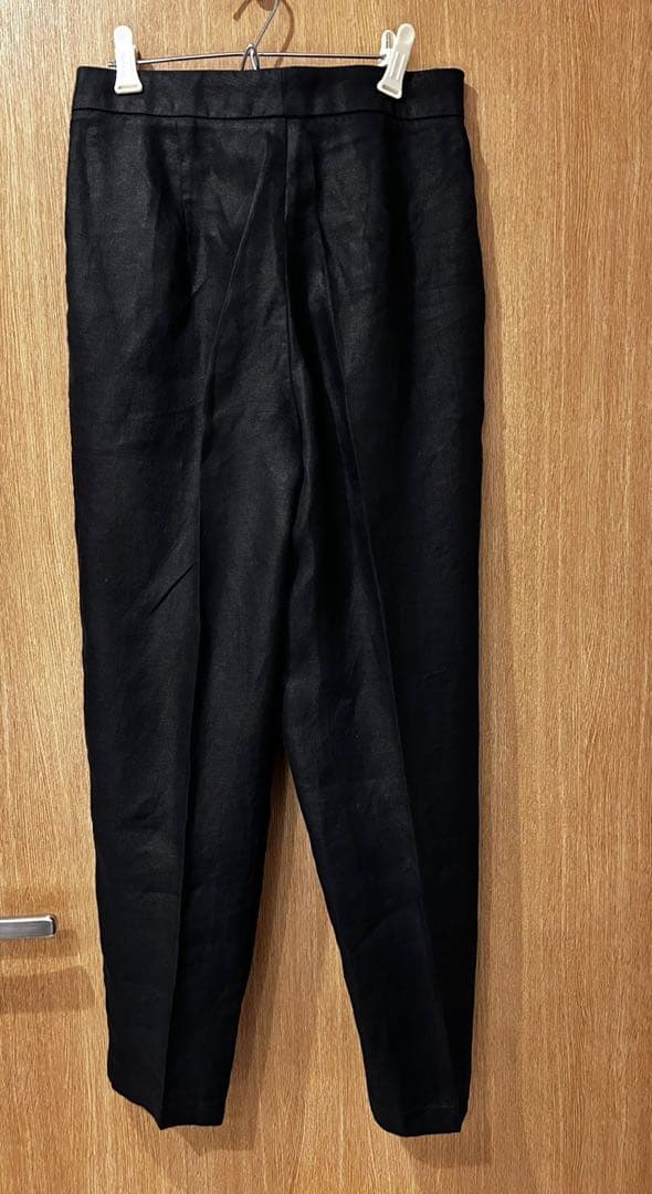 Massimo Dutti ブラック スラックスの写真2枚目