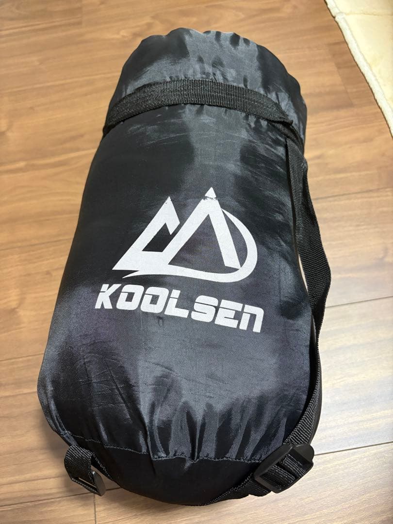 KOOLSEN スリムフィット寝袋 緑と灰色