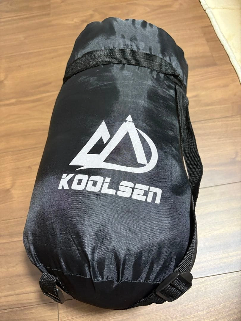 KOOLSEN スリムフィット寝袋 緑と灰色