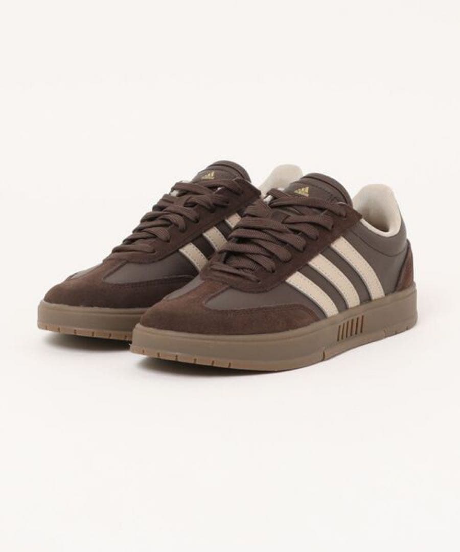 ADIDAS GRADAS KJ0859 ダークブラウン/クリーム 26.0cm