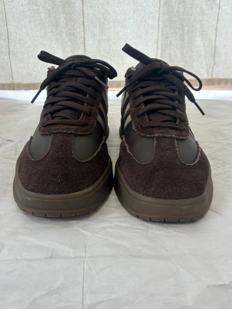 ADIDAS GRADAS KJ0859 ダークブラウン/クリーム 26.0cmの写真3枚目