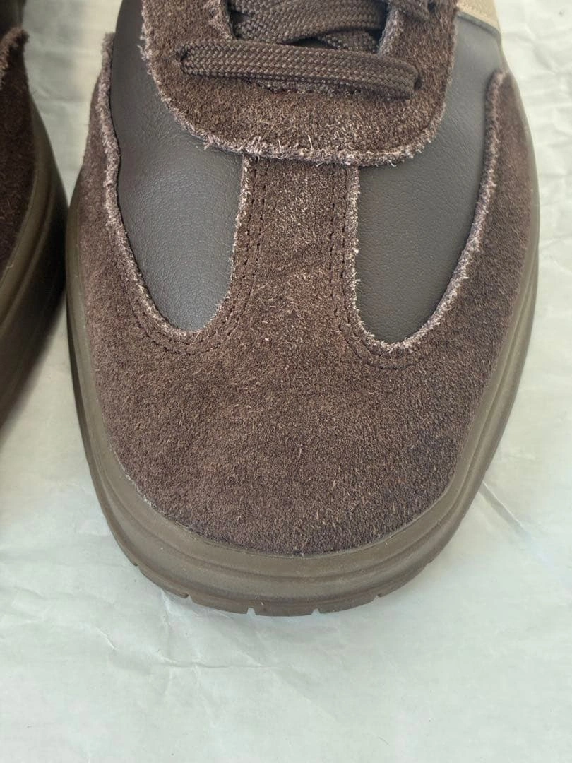 ADIDAS GRADAS KJ0859 ダークブラウン/クリーム 26.0cmの写真5枚目
